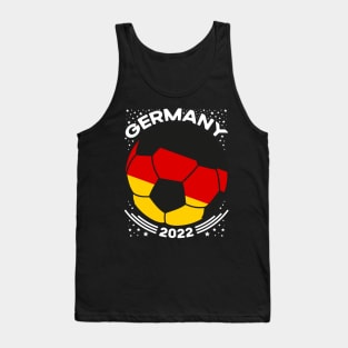 Germany Flag Soccer Football Team Tank Top